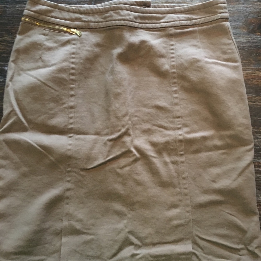 Brown Dressy Skirt Size 14P